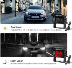 7″ 2 Camer Wireless Monitor IR Night Vision Backup Camera for Truck Caravan RV
