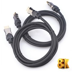 2020-NEW 2pcs 6FT Ultra 8K HDMI 2.1 Cable with 8K@120Hz (7680x4320P) and HDR 4K