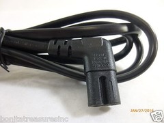 New 6 FT foot Feet angled AC power cord figure 8 2 prong For TV LED Television