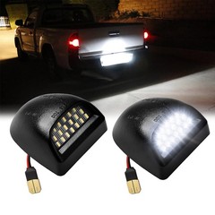 2x Bright White LED Tag License Plate Light Rear For 99-13 Chevy Silverado 1500