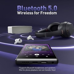 AGPTEK T09U 128GB MP3 Player Bluetooth WiFi 5″ Full Touch Screen Andriod 13