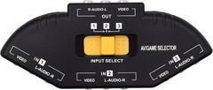 3 In 1 Out Component AV Video Switch Box, Composite 3 RCA AV Splitter RGB