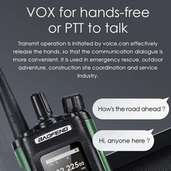 Baofeng UV-32 10W GPS Walkie Talkie Bluetooth APP Type-C AM FM NOAA Ham Radio
