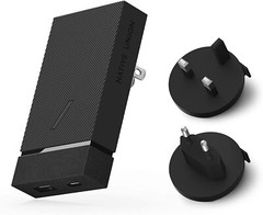 Native Union Smart Charger PD 20W Fast Wall Charging USB-A & C W/Travel Adapters