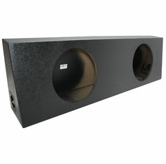 Universal Regular Standard Truck Cab Dual 12″ Sub Box Enclosure – Rhino Coated