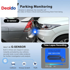 4K Mini Dash Cam Front，Front Dash Camera for Cars，Wifi Car Camera with Voice Con