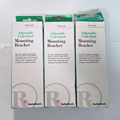 RadioShack Universal Adjustable Underdash Mounting Bracket 14 Gauge 270-011