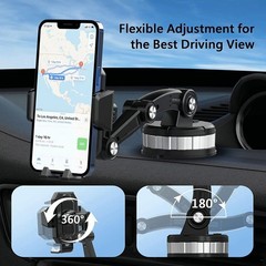Car Truck Mount Phone Holder Stand Dashboard/Windshield For Cell Phone Universal