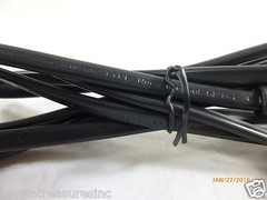 New 6 FT foot Feet angled AC power cord figure 8 2 prong For TV LED Television
