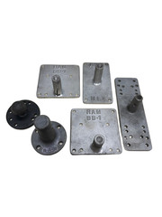 RAM Mounts BB-1, MI-1, RMR-D-201 Marine Aluminum Base Mixed (LOT OF 6) 🔥