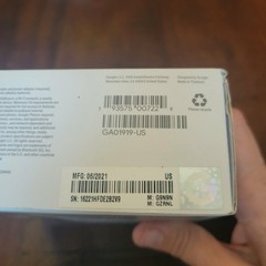 Google Chromecast with Google TV 4K GA01919-US Snow White TESTED