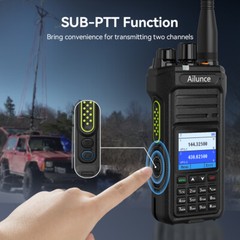 Ailunce HA1UV Dual Band Ham Handheld Radio Transceiver NOAA Waterproof Outdoor