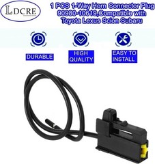 1PCS 1-Way Horn Connector Plug, Compatible with 90980-10619, Replac Size: 1PCS