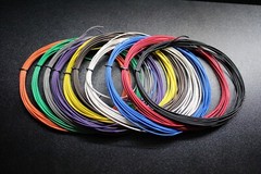 18 GAUGE WIRE 10 COLORS 25 FT EA PRIMARY AWG STRANDED POWER GROUND BATTERY 12V