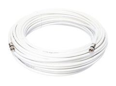 White, High Speed RG6 Coax, High Frequency Coaxial Cable, 150 Feet (45 Meter)