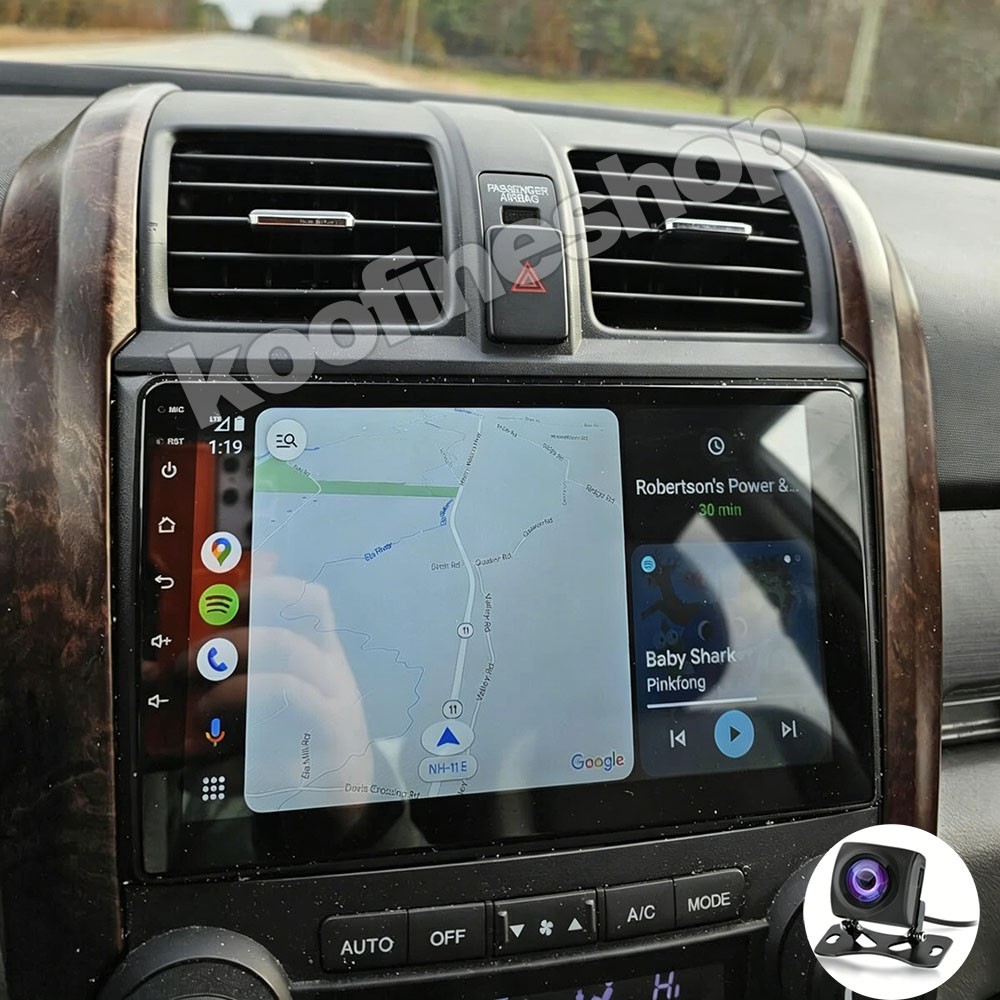 For Honda CRV 2007-2011 Android 15 Apple Carplay Car Stereo Camera Radio GPS BT