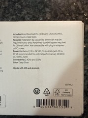 Ring Wired Doorbell Pro 3rd Gen Retinal 4K (Newest Model) NEW / FACTORY SEALED