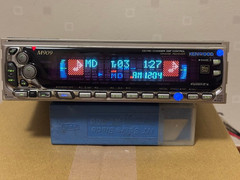 Kenwood M909 1DIN Car Audio MD Player Tested Working Very Good Condition