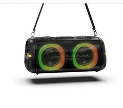 RCA ZYLO PULSE Double 4″ Bluetooth Speaker Microphone/Carry Strap FM/USB/TF/AUX