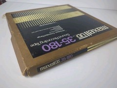 Maxell UD 35-180 Sound Recording Tape 3600′ 10.5 Metal Reel to Reel Used