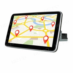 Single 1 DIN Rotatable 10.1inch Android Touch Screen Car Stereo Radio GPS Wifi
