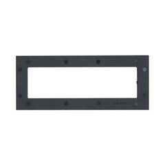 Metra Universal ISO DIN Trim Ring 1/2″ Border Textured Finish Black 89-40-0500