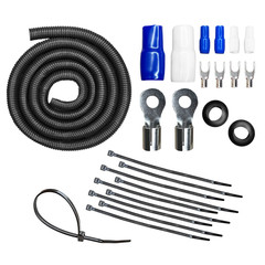 4 Gauge OFC Complete Amp Wiring Install Kit, AMPKIT-4GA-ELITE