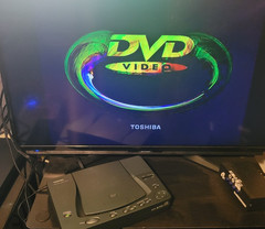 1997 Toshiba SD-P410 DVD player Project X Nuon Prototype, First Compact player