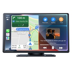 Wireless Apple Carplay Android Auto 9in Touch Screen Car Stereo w/ Backup Camera
