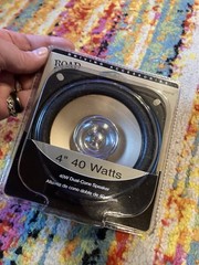 Road Gear 4 Inch 40 Watts MIP Dual Cone Speaker