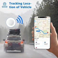 Mini GPS Tracker for Vehicles,Car GPS Tracker Work with Apple Find My(iOS Onl…