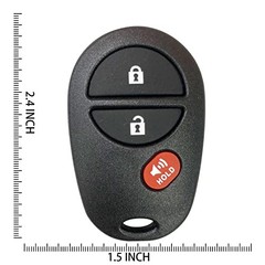 2 NEW Replacement For 2005-2016 TACOMA Keyless Entry Remote Control GQ43VT20T