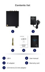 TOPPING L30 II NFCA Headphone Amplifier 3500mW×2 560mW×2 Hi-Res Audio PreAmp