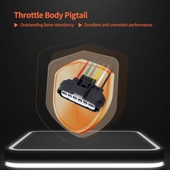Throttle Body Pigtail 6-Way Pigtail 6-Pin TPS Throttle Position Sensor 1