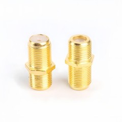 5PCS F Type Coax Coaxial Cable Coupler Female Jack Adapter Connector US SHIP