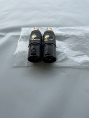 cardas xlr adapters-male xlr to female rca/pair msrp $150 when new-in good cond