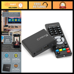 2K Quad-HD Digital Media Player for USB & MicroSD – H.265/HEVC, 4K HDMI, Auto Pl