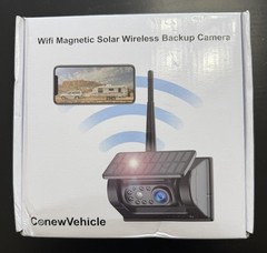 WiFi Magnetic Solar Wireless Backup Camera IOS Android 1080P Truck RV Trailer