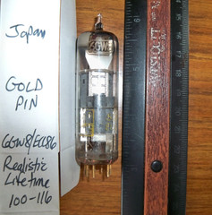 Strong Realistic Lifetime GOLD PIN 6GW8 / ECL86 Tube – Japan