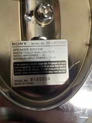 Large Sony Front Speaker High End SS-LAC505ED Sounds Awesome Used