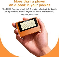 FiiO Echo Retro Hi-Res Portable DAP, Dual DAC, Bluetooth, 4.4mm outp (Sky Blue)