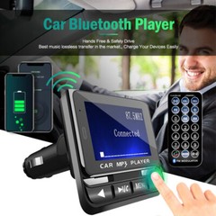 In Car Wireless Bluetooth 5.0 FM Transmitter AUX Receiver Adapter 2 USB Charger