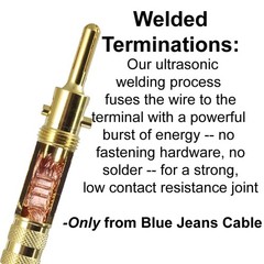 Blue Jeans Cable Blue Jeans Canare 4S11 Speaker Ultrasonically-Welded Bi-Wire