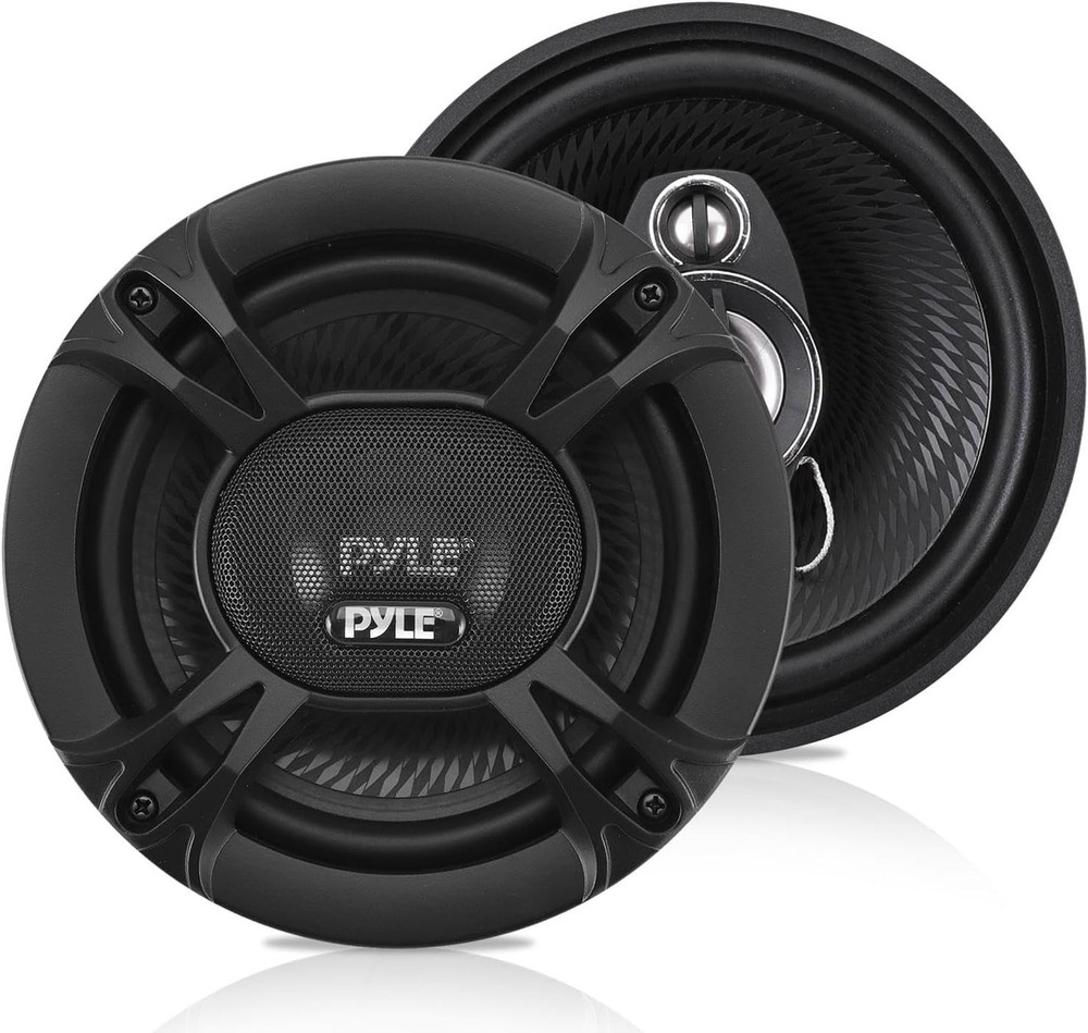 Pyle 3-Way Universal Car Stereo Speakers-240W 5.25″ Triaxial Loud Pro Audio Car