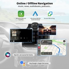 ATOTO 9In Android Portable Car Stereo DriveChat AI Wireless Carplay GPS Tracker