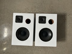 Bose Model 21 Main / Stereo Speaker White Custom Wood Cabinet Made In USA