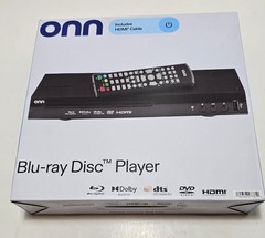 ONN Blu-ray Player HD Video Output up to 1920×1080 pixels 100147615 Black