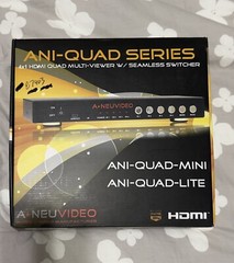 A-NeuVideo ANI-QUAD-MINI 4×1 HDMI Quad Screen Multiviewer with Seamless Switcher