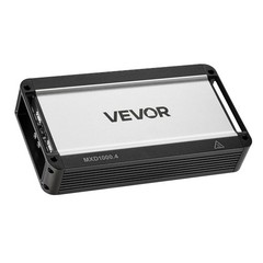 VEVOR Car Audio Amplifier Car Amplifier 4-Channel Class D Max. 4x500W at 4 Ohms