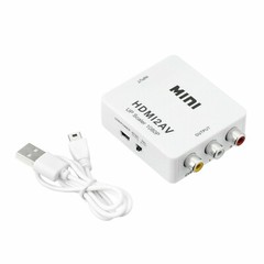 HDMI2AV Mini Converter HDMI To AV Adapter HDMI to RCA 1080P HD Video Audio